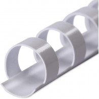 100 Reliures Spirale Plastique 14mm Blanc En Tunisie