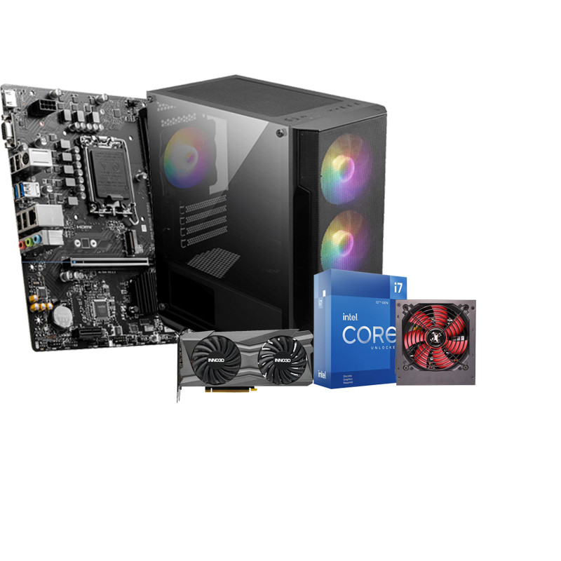 Pc de Bureau Gamer MAX 701 i7 12Gén 16Go 512Go SSD  RTX 3050 8Go en Tunisie