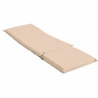 Matelas De Transat Pliable En Tissu Imperméable Beige en Tunisie