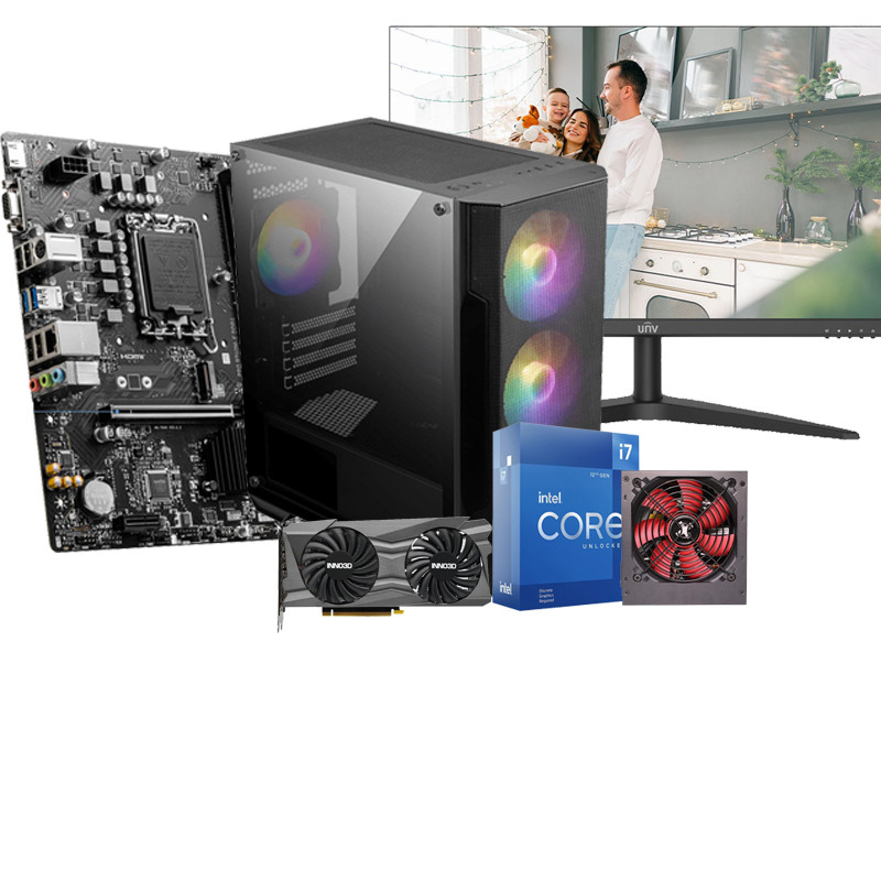 Pc Gamer MAX 701 i7 12Gén 16Go 512Go SSD  RTX 3050 8Go en Tunisie