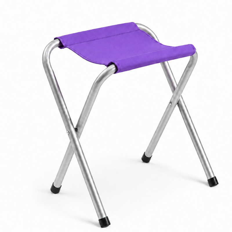 Tabouret Pliable De Plage Et De Camping Violet En Tunisie