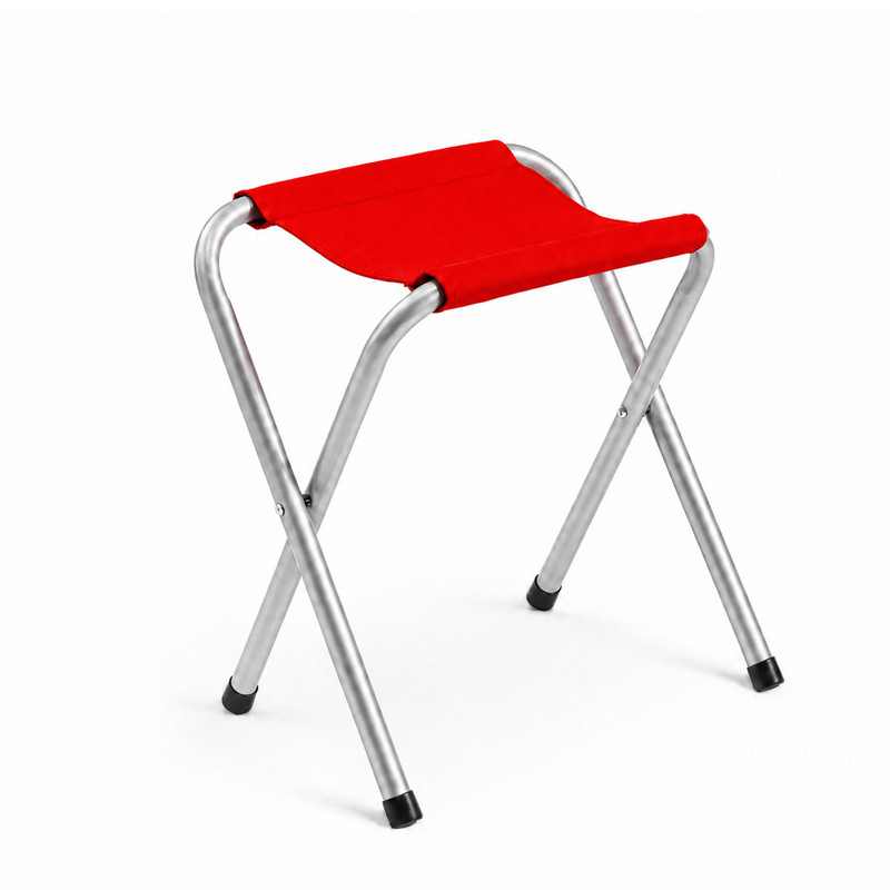 Tabouret Pliable De Plage Et De Camping Rouge En Tunisie