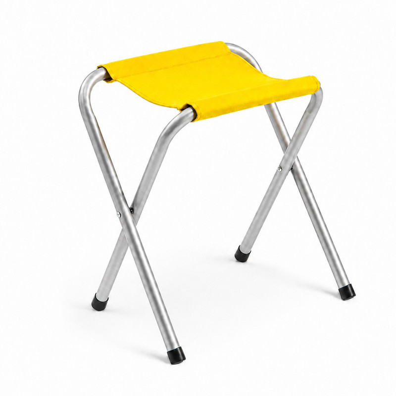 Tabouret Pliable De Plage Et De Camping Jaune En Tunisie