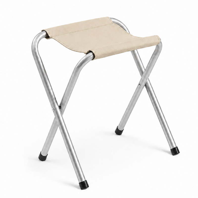 Tabouret Pliable De Plage Et De Camping Beige En Tunisie