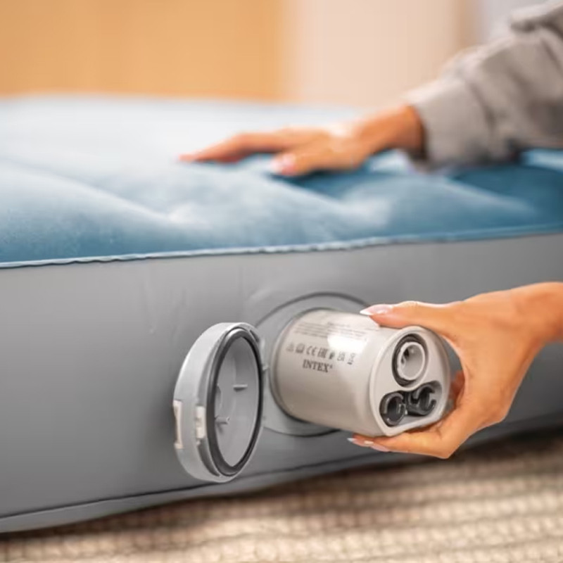 Matelas Gonflable Dura-Beam Queen Intex 64189 Bleu En Tunisie