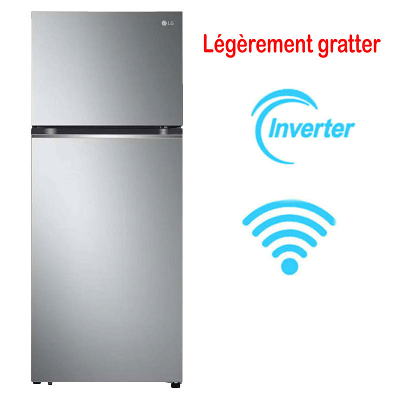 Réfrigérateur LG 335 Litres Platinum No Frost Silver (GN-B312PLGB)