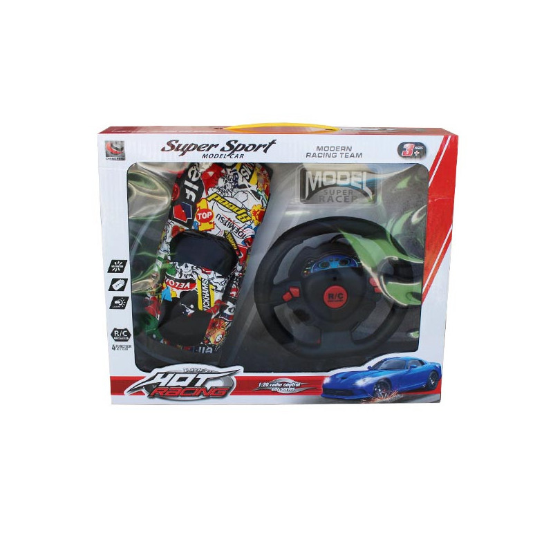 Voiture électronique Super Sport 4 Fonctions avec Remote Control pour Enfant Voiture électronique Super Sport 4 Fonctions avec Remote Control pour Enfant