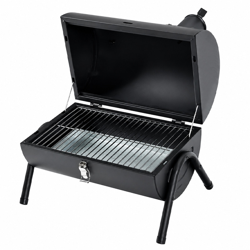 Barbecue à Charbon Avec Chapeau Noir en Tunisie