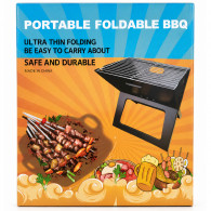 Barbecue à Charbon Pliable Noir en Tunisie