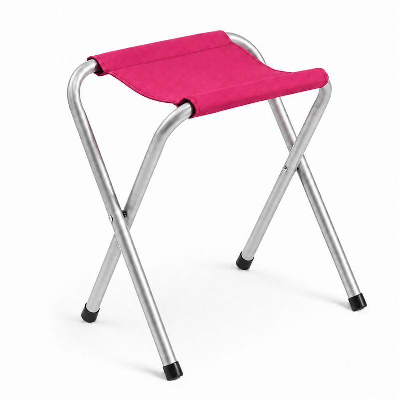 Tabouret Pliable De Plage Et De Camping Rose En Tunisie