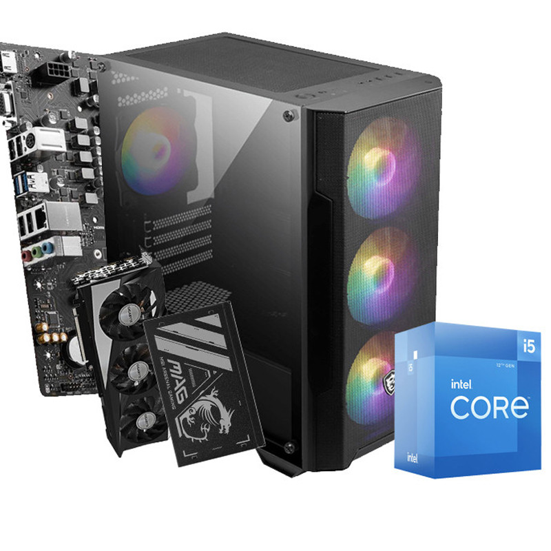 Pc de Bureau Gamer MAX 505 i5 11Gén 16Go 1To SSD  RX 7600 8Go en Tunisie
