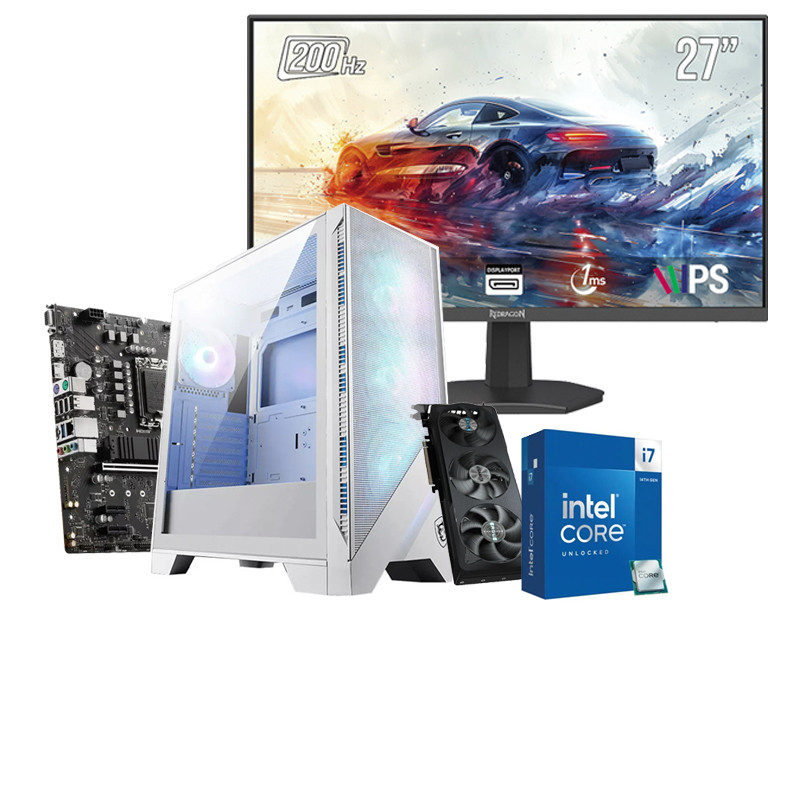 Pc Gamer MAX 722 i7 14Gén 32Go 27" 1To SSD RTX 5070 12Go