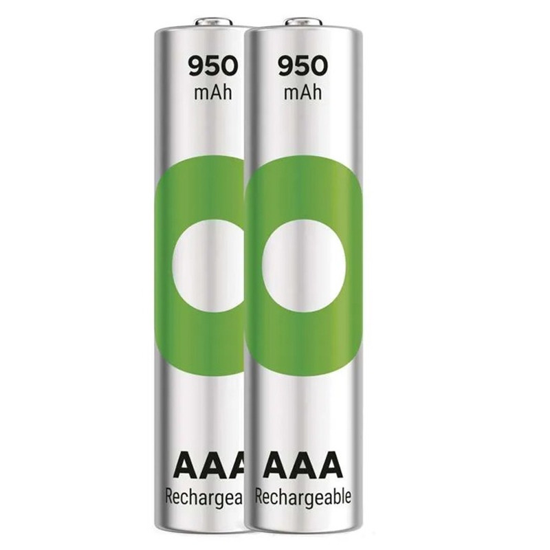 2 Piles rechargeables GP Recyko AAA 1.2V 950 mAh EN Tunisie
