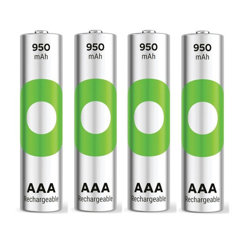 4 Piles rechargeables GP Recyko AAA 1.2V 950 mAh En Tunisie