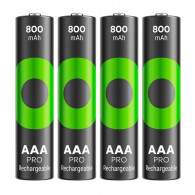 4 x Piles Rechargeable GP Recyko PRO AAA 1.2V 800 mAh