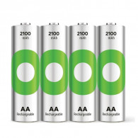 4 Piles Rechargeables AA GP NiMH AA 1.2V 2100 mAh