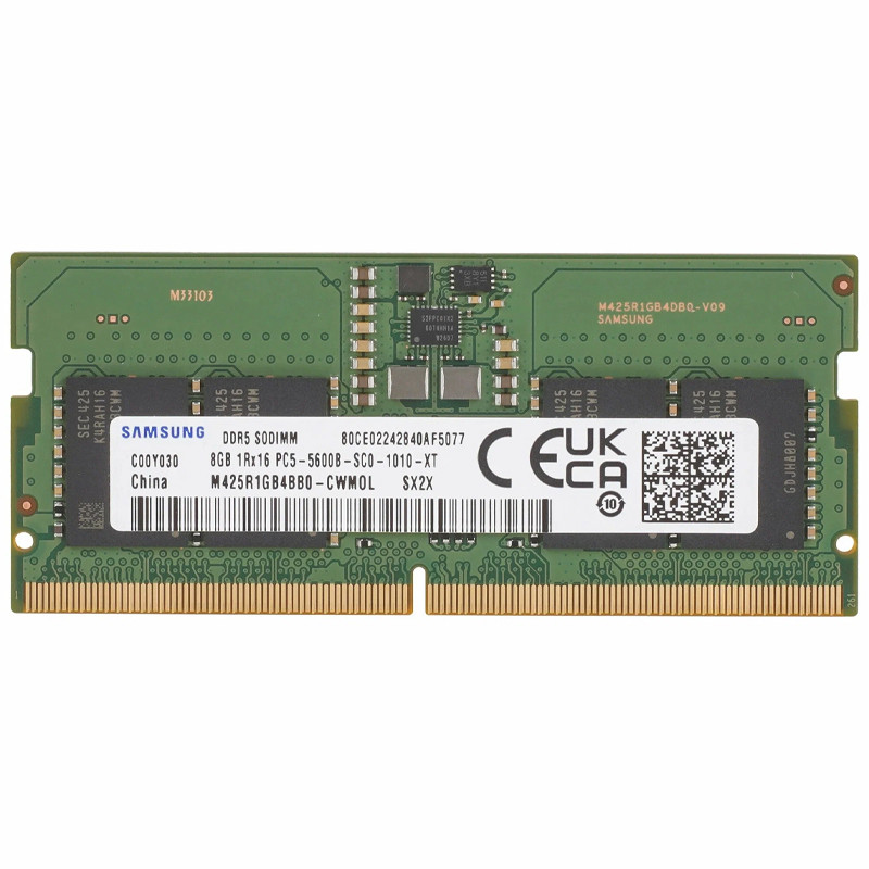 Barrette Mémoire Samsung 8Go DDR5 5600MHz SO-DIMM en Tunisie