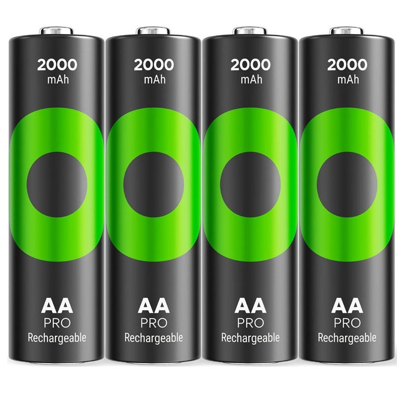 4 x Piles Rechargeable GP Recyko PRO AA 2000 mAh en Tunisie