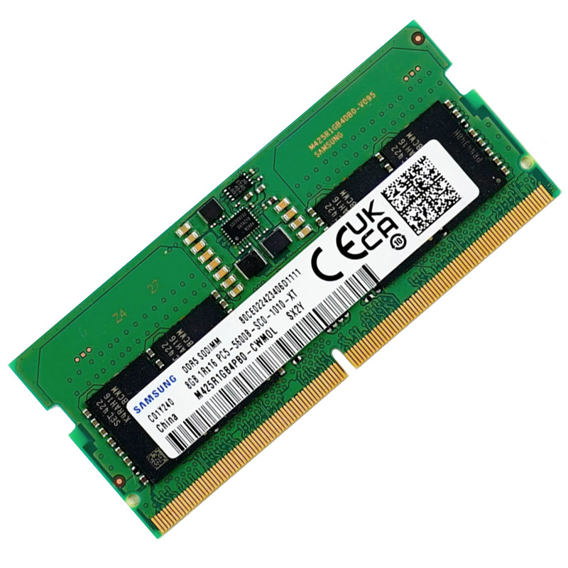 Barrette Mémoire Samsung 8Go DDR5 5600MHz SO-DIMM en Tunisie