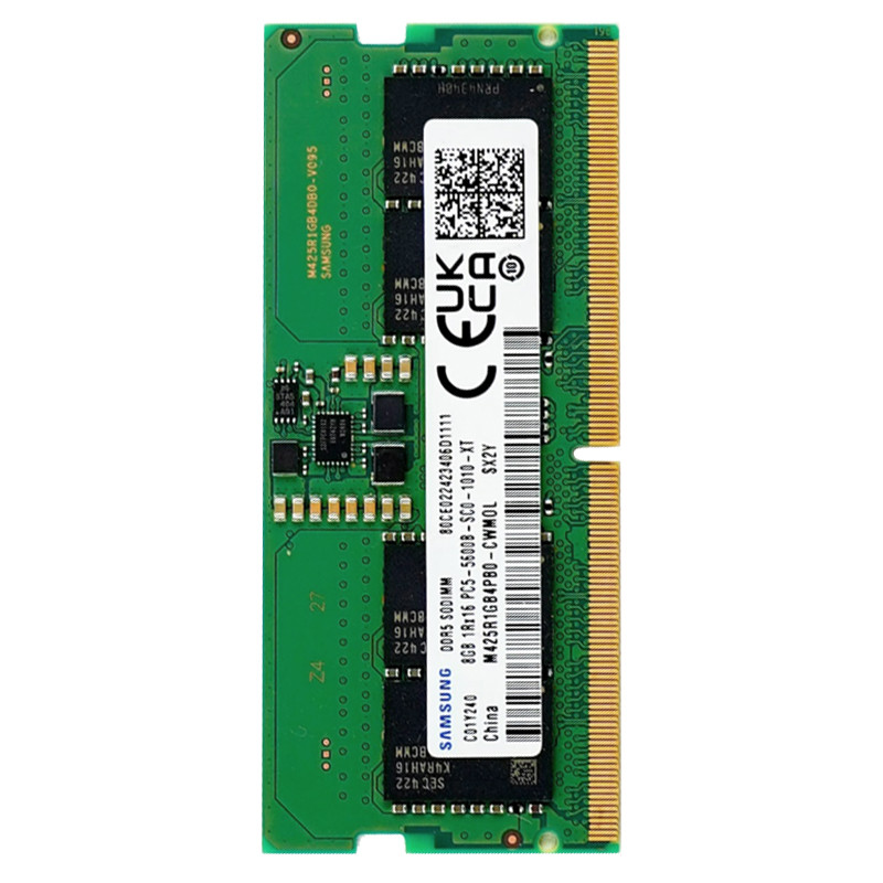 Barrette Mémoire Samsung 8Go DDR5 5600MHz SO-DIMM en Tunisie