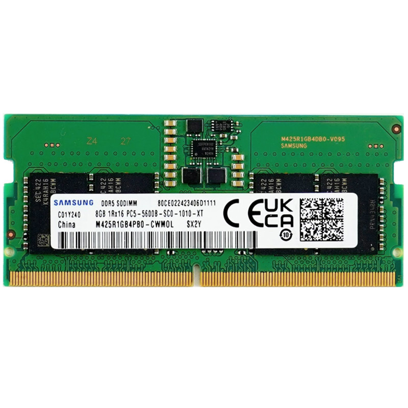 Barrette Mémoire Samsung 8Go DDR5 5600MHz SO-DIMM en Tunisie
