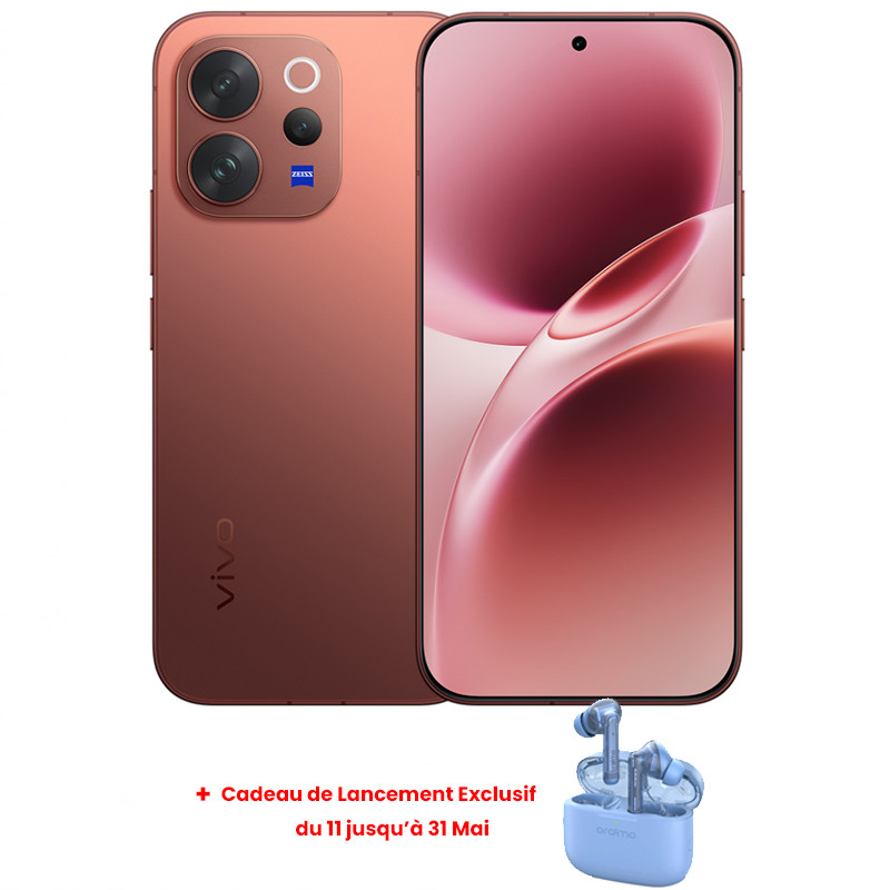 Smartphone Vivo V70 5G 12GO 512Go Rouge Passion en Tunisie