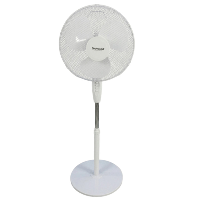Ventilateur Sur Pied Techwood TVE-4040 40W Blanc en Tunisie