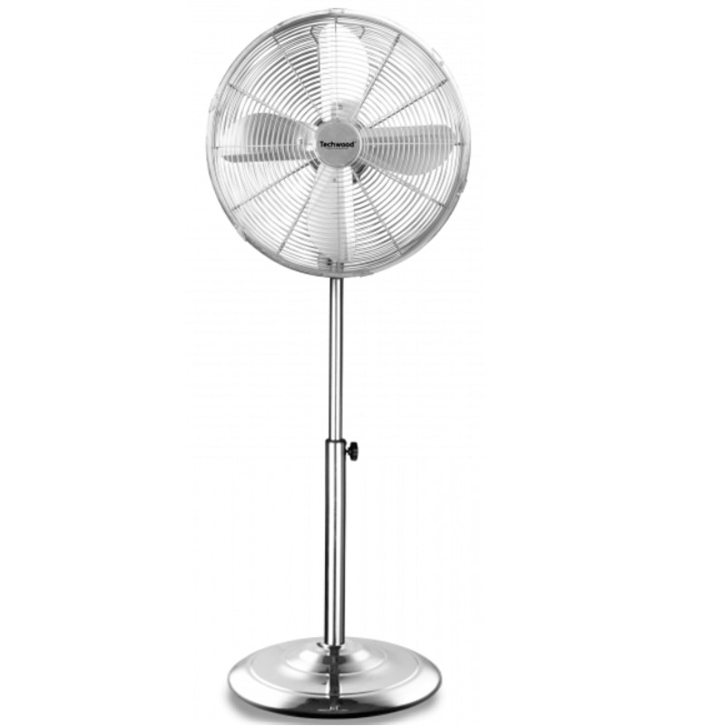 Ventilateur Sur Pied Techwood TVI-444 50W Chrome EN Tunisie