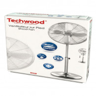 Ventilateur Sur Pied Techwood TVI-444 50W Chrome EN Tunisie