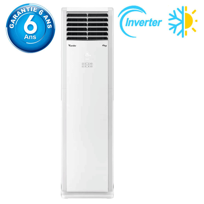 Climatiseur Armoire Condor 50000 BTU Tropical Inverter Chaud Froid Blanc EN Tunisie