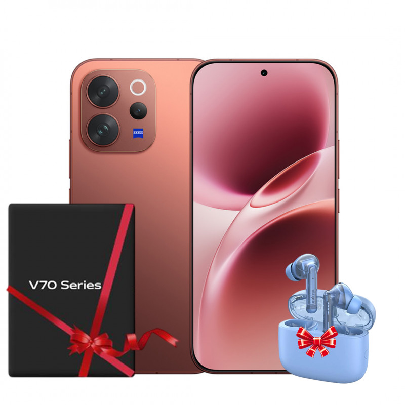 Smartphone Vivo V70 5G 12GO 512Go Rouge Passion