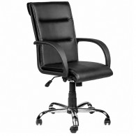 Chaise de Bureau Sedan HD Noir
