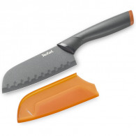 Couteau Santoku Tefal Fresh Kitchen 12Cm Noir En Tunisie