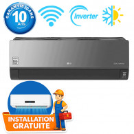Climatiseur LG 12000 BTU Dual Inverter Artcool  Chaud Froid (D12TAH)