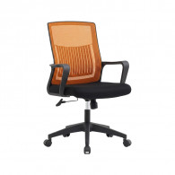 Chaise de Bureau Costa Avec Accoudoirs Orange en Tunisie