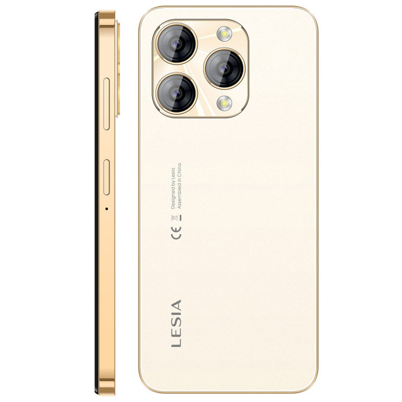 Smartphone Lesia Bright 3 4Go 64Go Gold en Tunisie