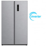 Réfrigérateur Side by Side Newstar SBS560SS Inverter 560L NoFrost Silver en Tunisie