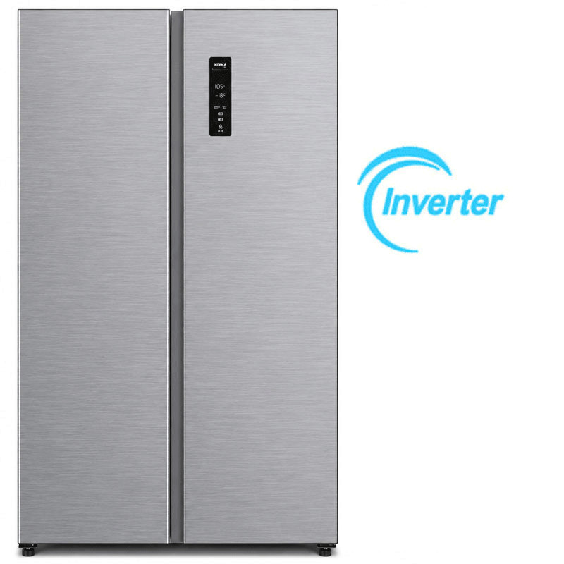 Réfrigérateur Side by Side Newstar SBS560SS Inverter 560L NoFrost Silver en Tunisie