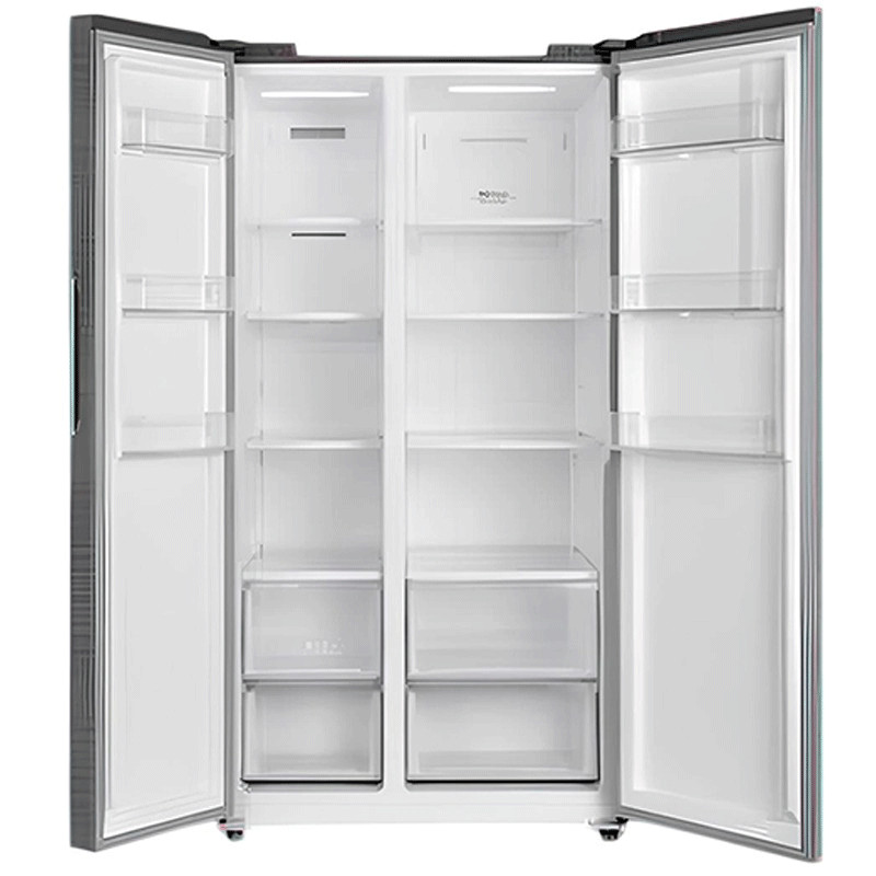 Réfrigérateur Side by Side Newstar SBS560SS Inverter 560L NoFrost Silver en Tunisie