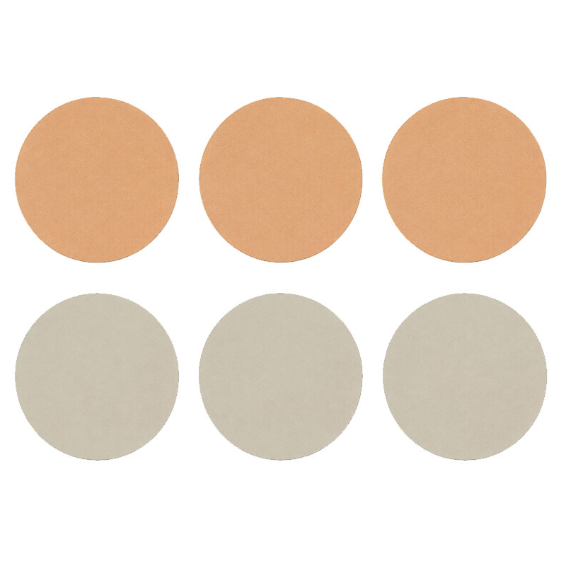 Glam Of Sweden 6 Eponges Ronde Beige en Tunisie