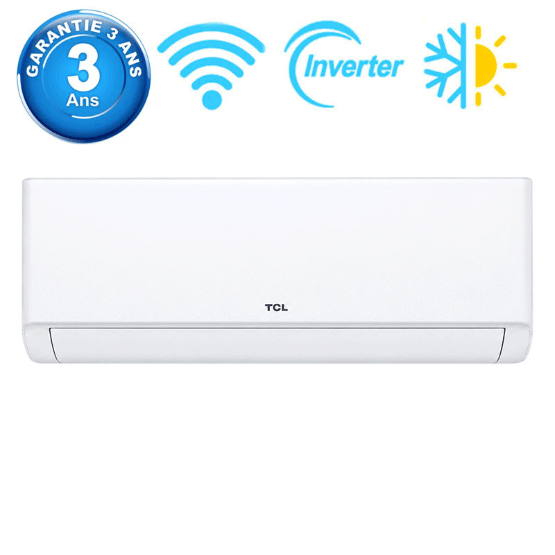 Climatiseur TCL ZG21 9000 BTU Tropicalisé Smart Inverter Chaud Froid Blanc EN Tunisie