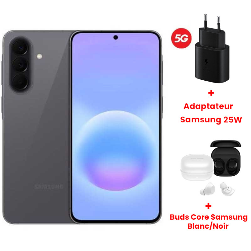 Samsung Galaxy A57 5G 16Go 256Go Gris