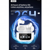 Ecouteur Bluetooth Aspor A629 Avec Ecran Tactile Blanc en Tunisie