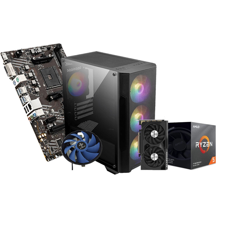 Pc Gamer Apex R507 Ryzen 5 3500X 16Go 512Go SSD RTX 4050 en Tunisie