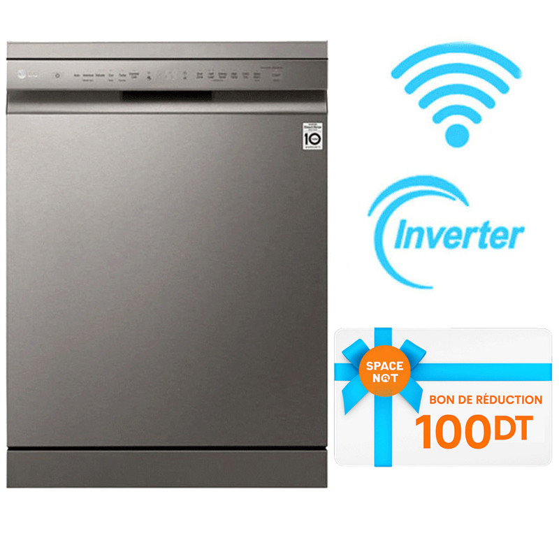 Lave Vaisselle LG Smartthink 14 Couverts Inox DFB512FP