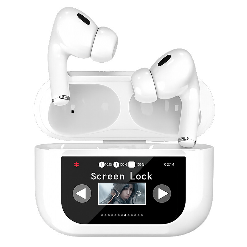 Écouteur Bluetooth Aspor A629 Avec Ecran Tactile Blanc