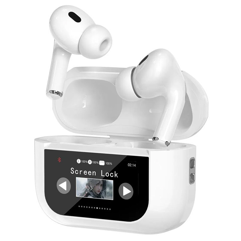 Ecouteur Bluetooth Aspor A629 Avec Ecran Tactile Blanc en Tunisie