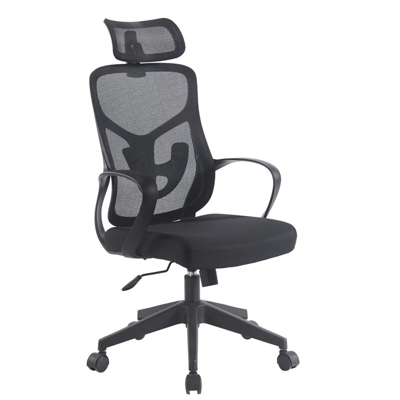 Chaise Directeur Alba Avec Accoudoirs Noir
