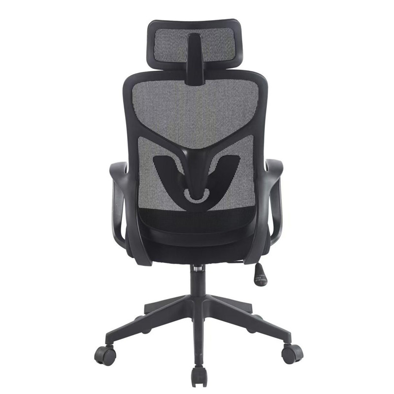 Chaise Directeur Alba Avec Accoudoirs Noir