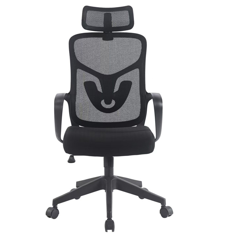 Chaise Directeur Alba Avec Accoudoirs Noir
